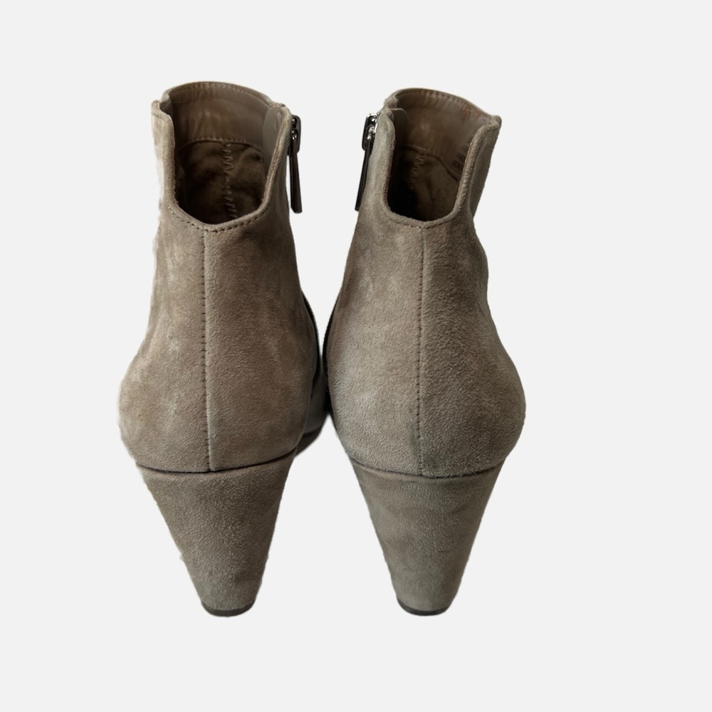 Jessica Simpson Tan Ronica Suede Zip Up Ankle Bootie Womens Size 8.5 - Picture 8 of 10